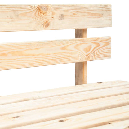 Tuinbank Pallet Hout Lichtbruin