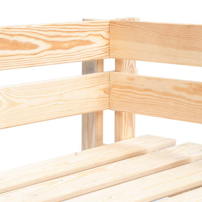 Tuinhoekbank Pallet Hout Lichtbruin