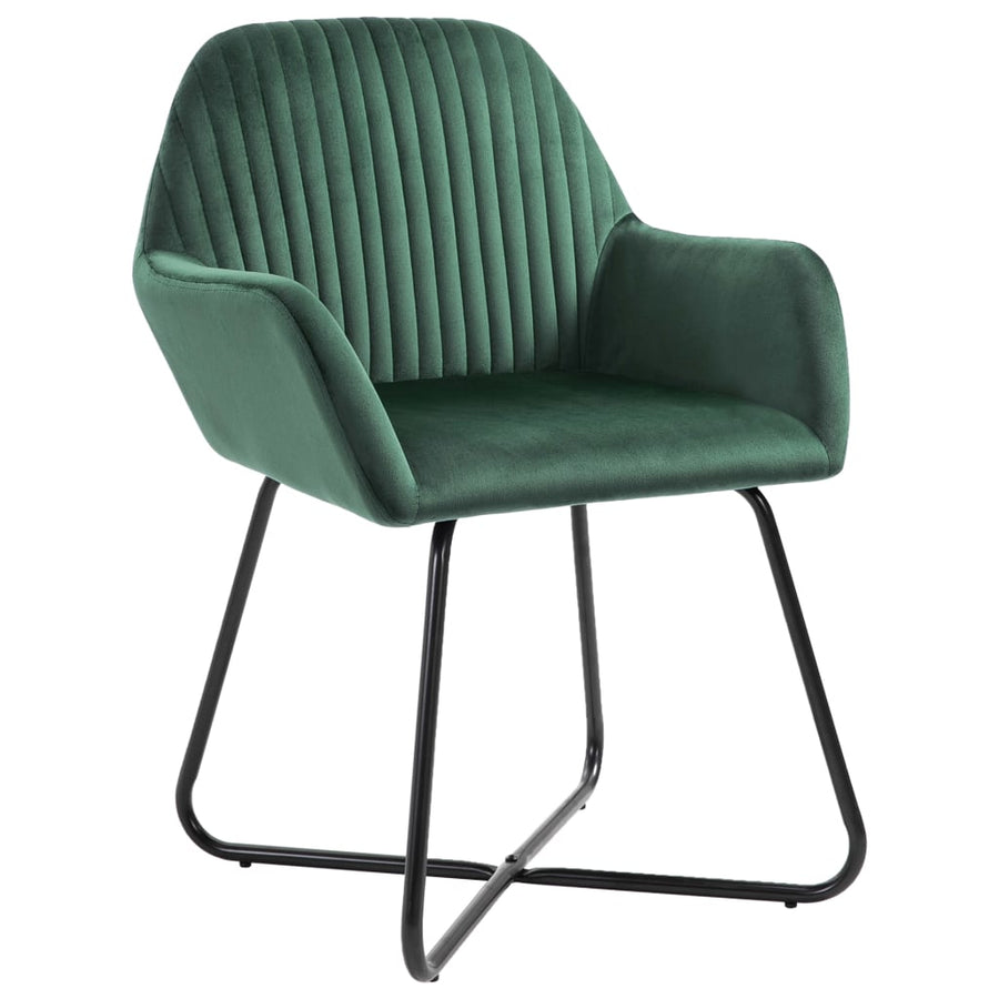 Eetkamerstoelen Fluweel 4 Groen