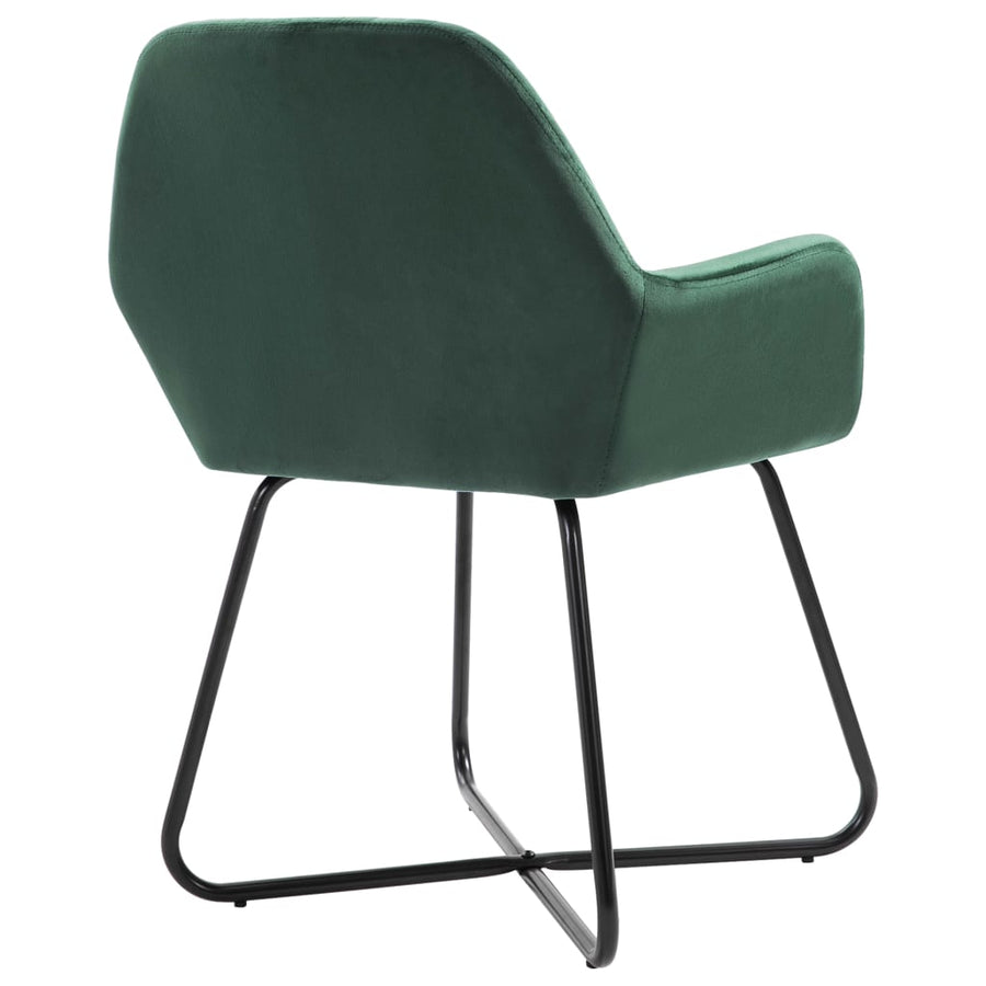 Eetkamerstoelen Fluweel 6 Groen