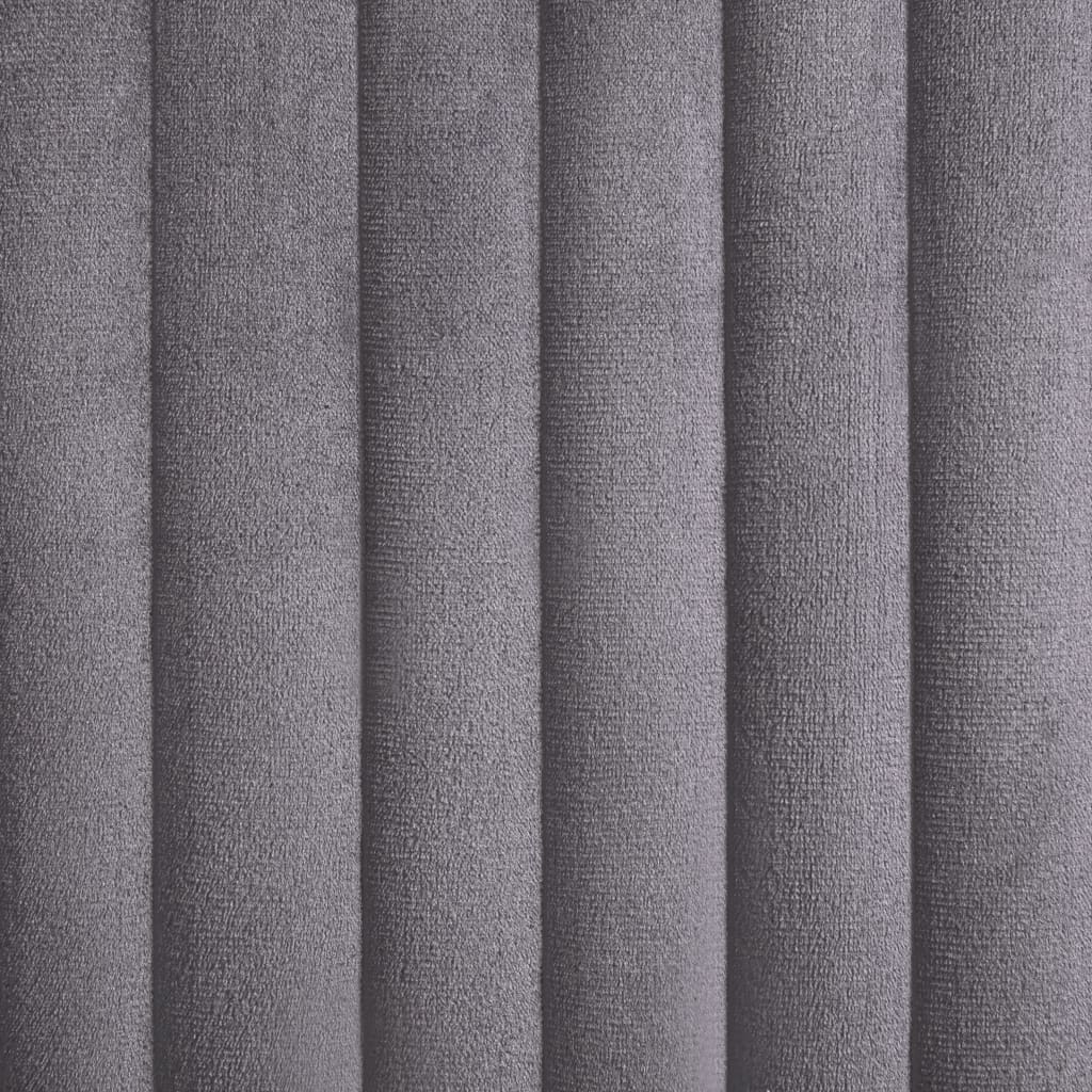Eetkamerstoelen 6 St Fluweel Grijs