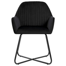 Eetkamerstoelen Fluweel 6 Zwart