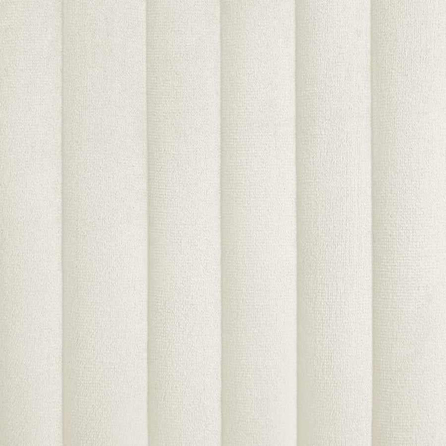 Eetkamerstoelen 6 St Fluweel Crèmekleurig