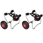 Kayak trolleys 2 pcs aluminum