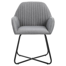 Eetkamerstoelen Stof 4 Lichtgrijs