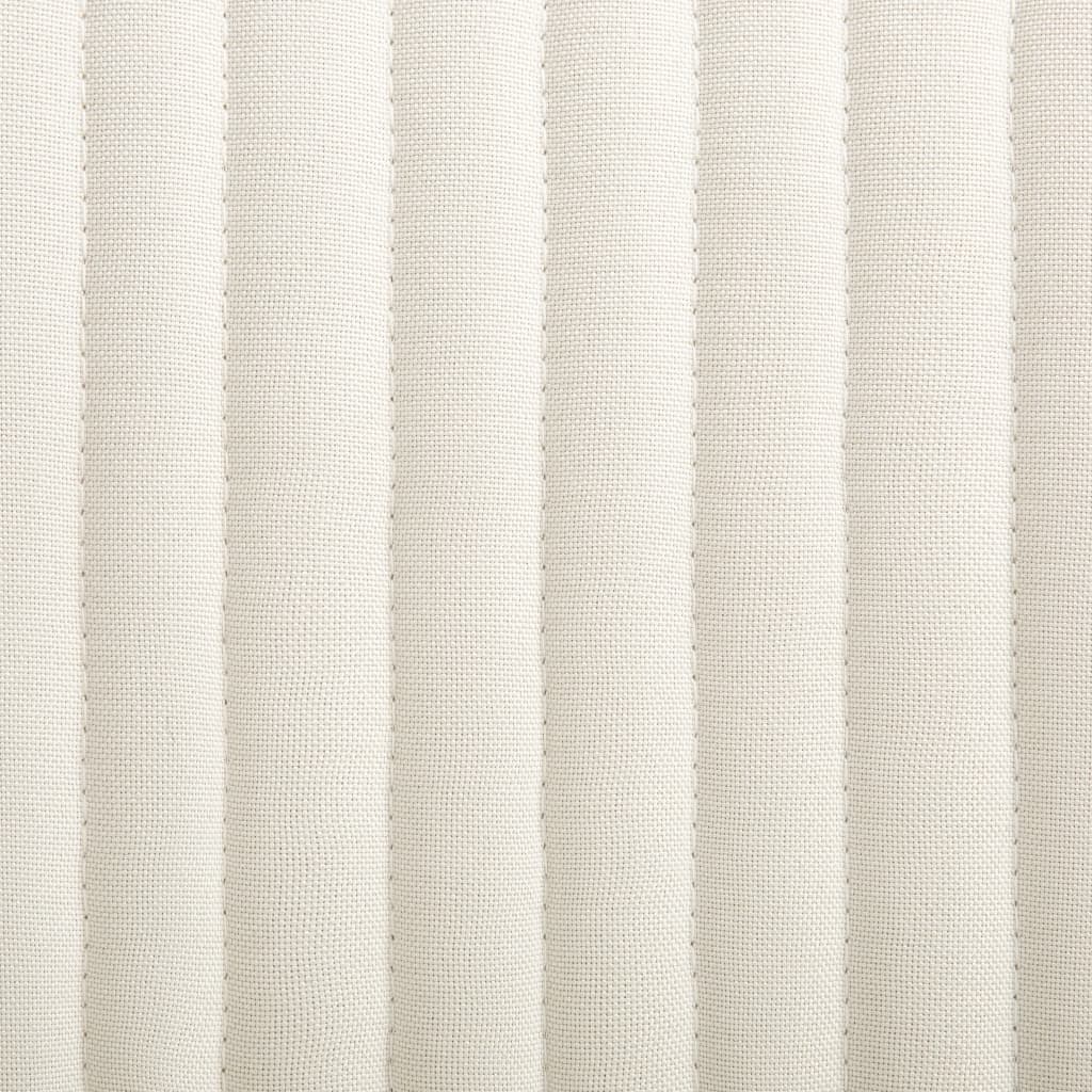 Eetkamerstoelen 4 St Stof Crèmekleurig