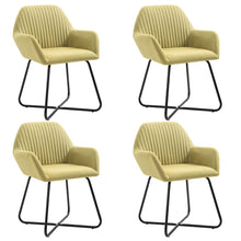 Eetkamerstoelen 4 St Stof Groen