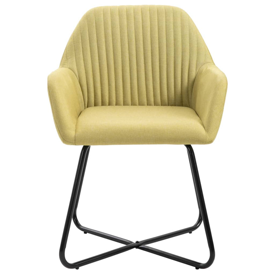 Eetkamerstoelen 4 St Stof Groen