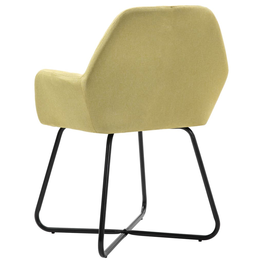 Eetkamerstoelen 4 St Stof Groen