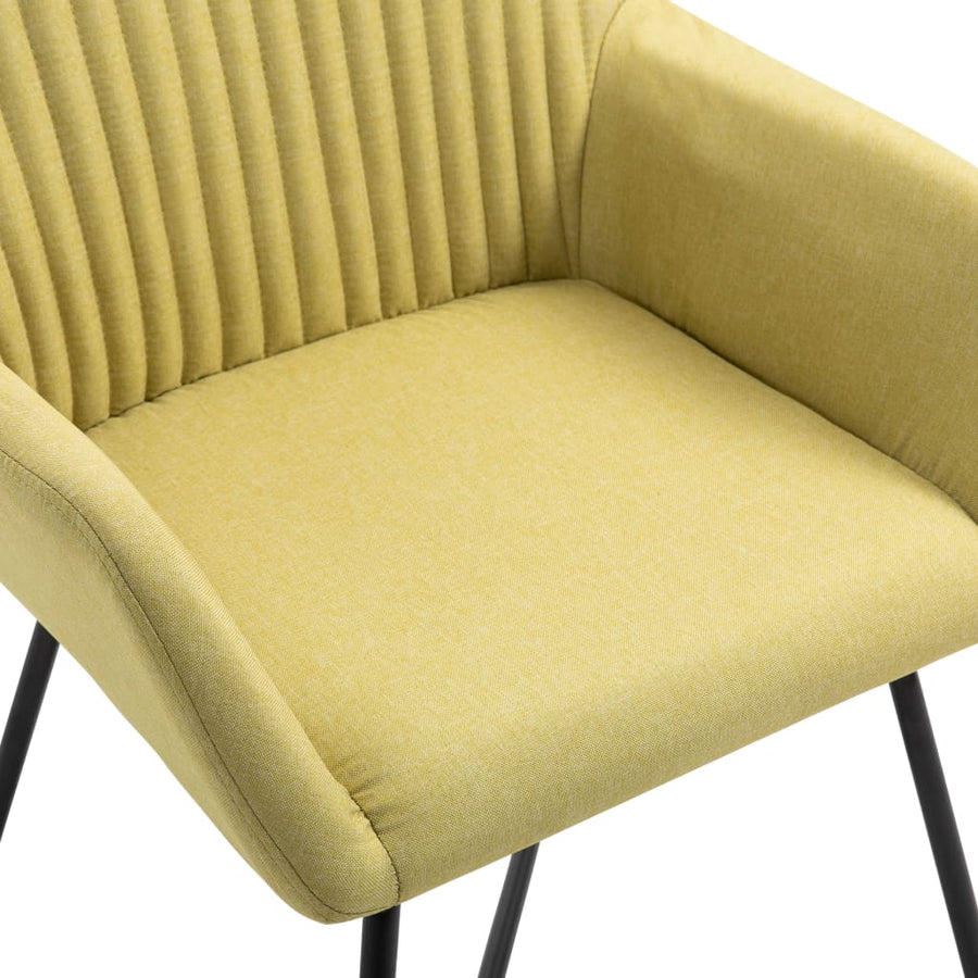 Eetkamerstoelen 6 St Stof Groen