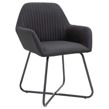 Eetkamerstoelen Stof 4 Zwart