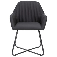 Eetkamerstoelen Stof 4 Zwart