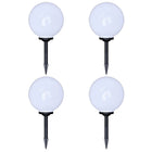 Garden path lights 4 pcs with ground spike LED 30 cm