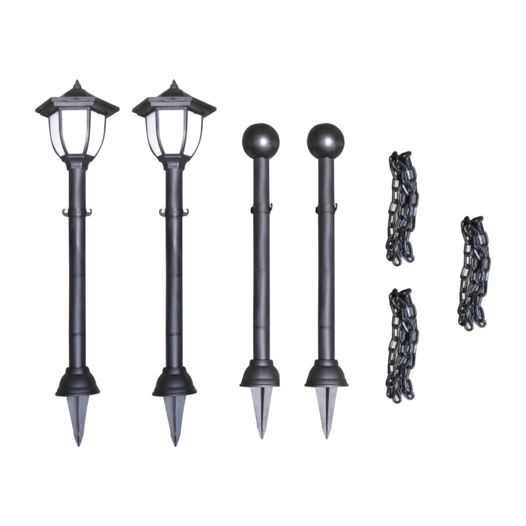 Solarlampen Met Hekwerk En Palen 4