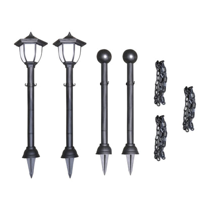 Solarlampen Met Hekwerk En Palen 4