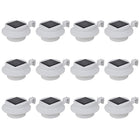Schuttinglamp solar LED wit 12 stuks