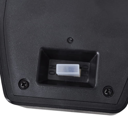 Solar-Wandlampen Met Bewegingsensor Zwart 1 2