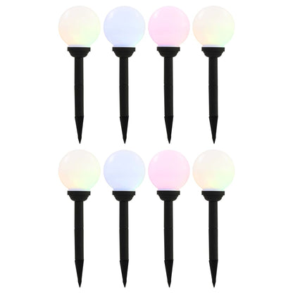 Solarlampen Led Rond 5 Cm Rgb 8