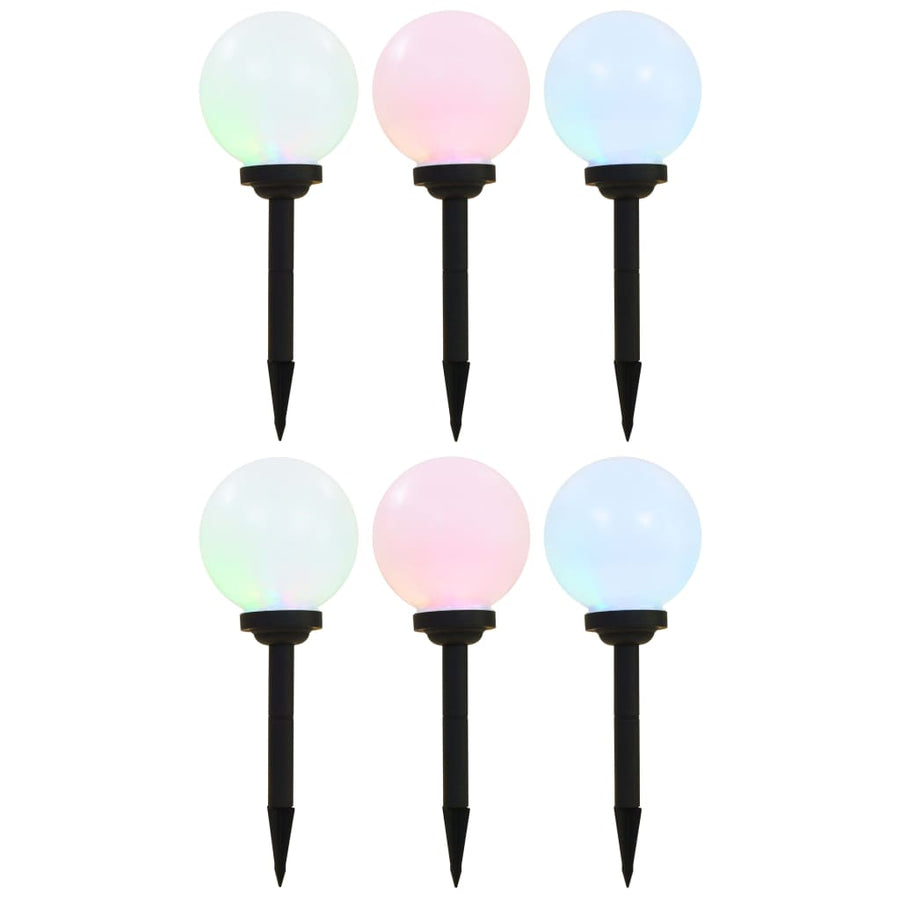 Solarlampen Led Rond Rgb 6 20 cm