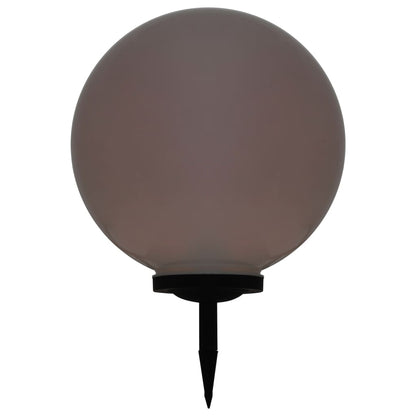 Solarlampen 2 St Led Rond 50 Cm Rgb