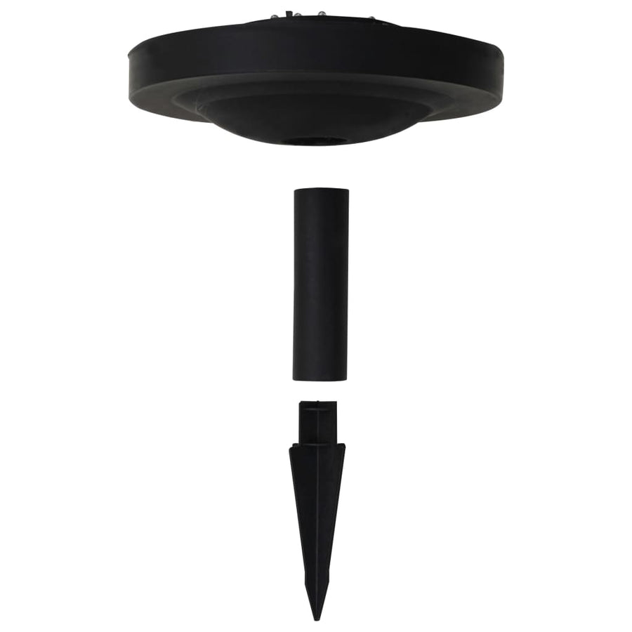 Solarlampen 2 St Led Rond 50 Cm Rgb