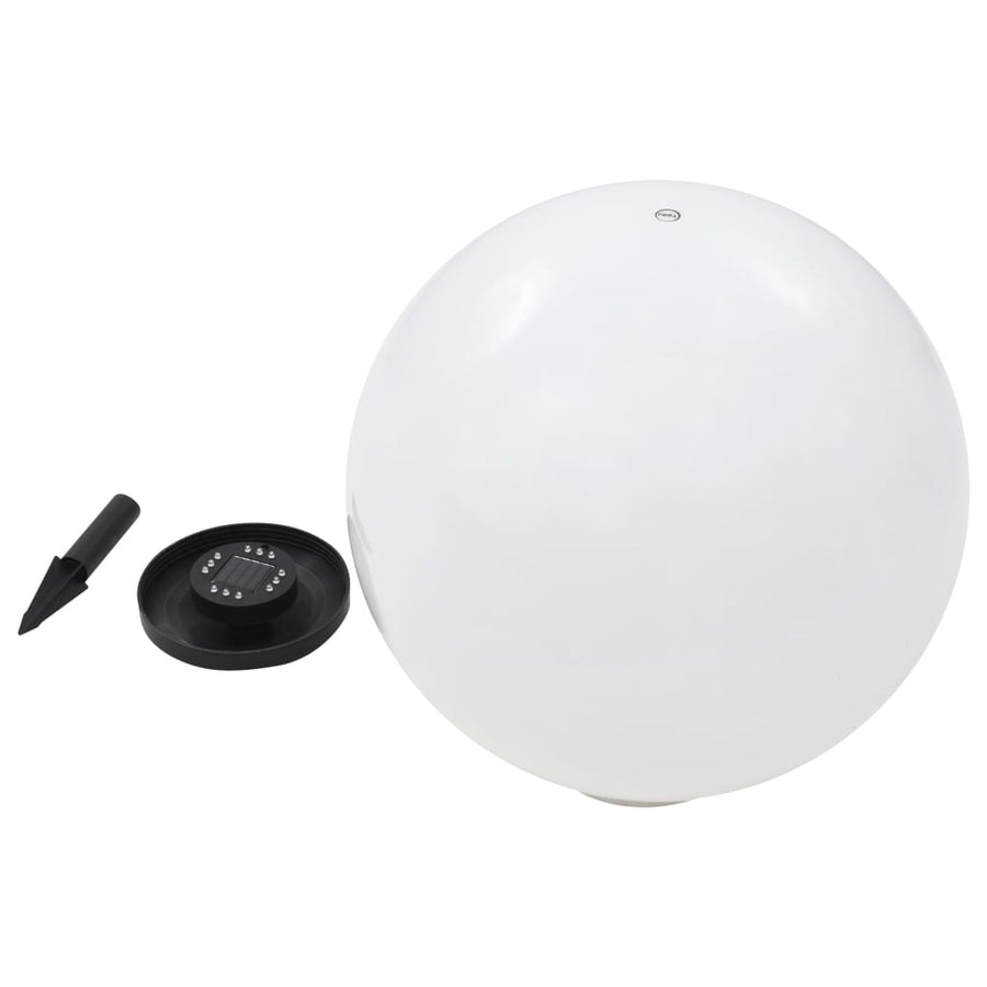 Solarlampen 2 St Led Rond 50 Cm Rgb