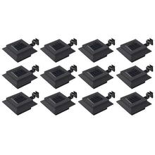 Solarlampen Led Vierkant Cm 12 Zwart