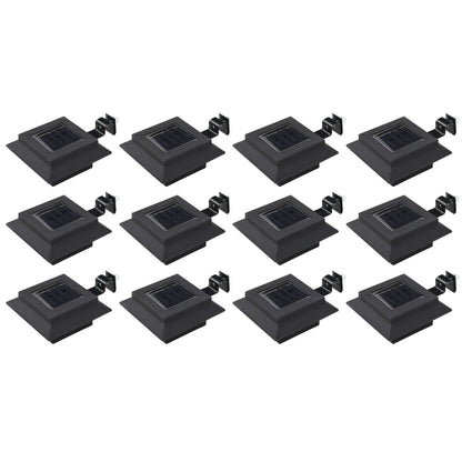 Solarlampen Led Vierkant Cm 12 Zwart