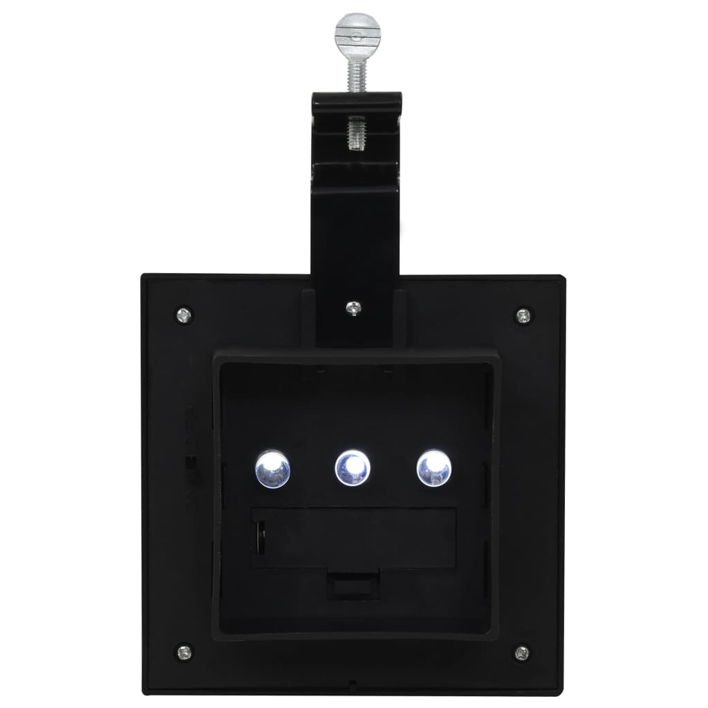 Solarlampen Led Vierkant Cm 12 Zwart