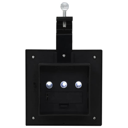 Solarlampen Led Vierkant Cm 12 Zwart