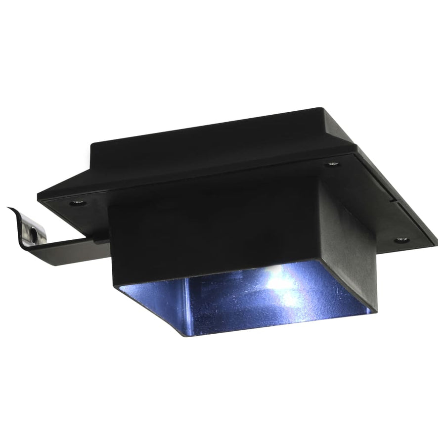 Solarlampen Led Vierkant Cm 12 Zwart