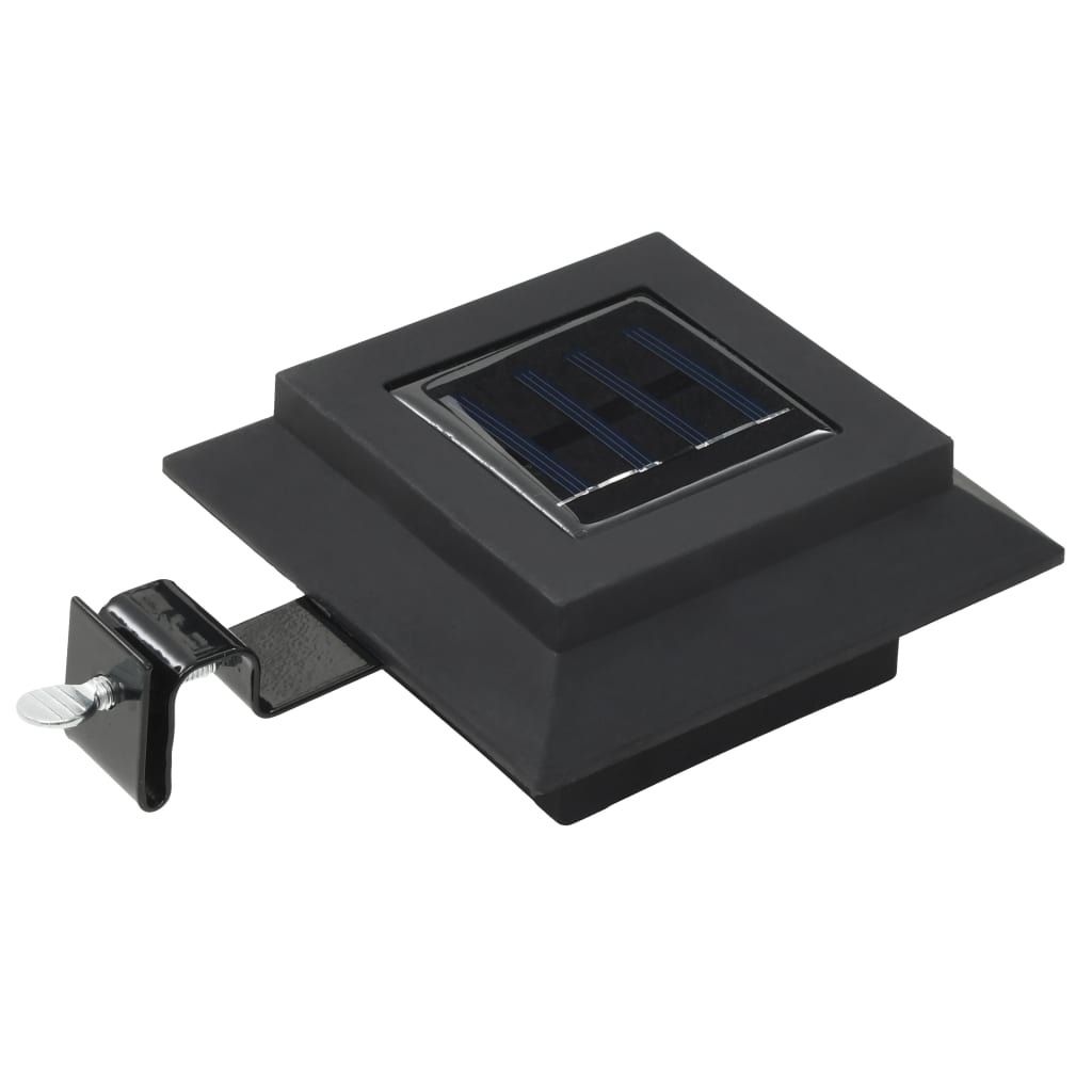 Solarlampen Led Vierkant Cm 12 Zwart