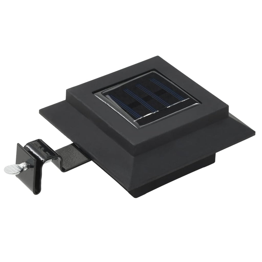 Solarlampen Led Vierkant Cm 12 Zwart