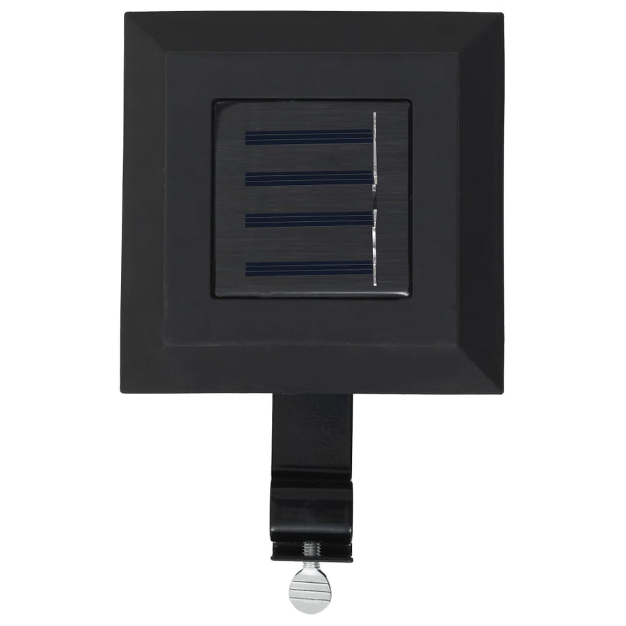 Solarlampen Led Vierkant Cm 12 Zwart