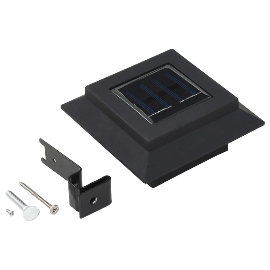 Solarlampen Led Vierkant Cm 12 Zwart