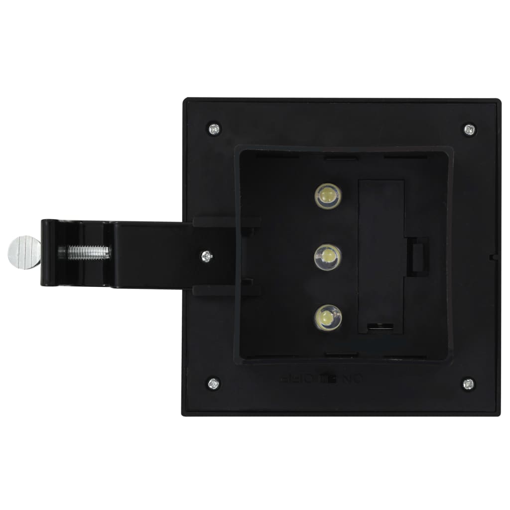 Solarlampen Led Vierkant Cm 12 Zwart