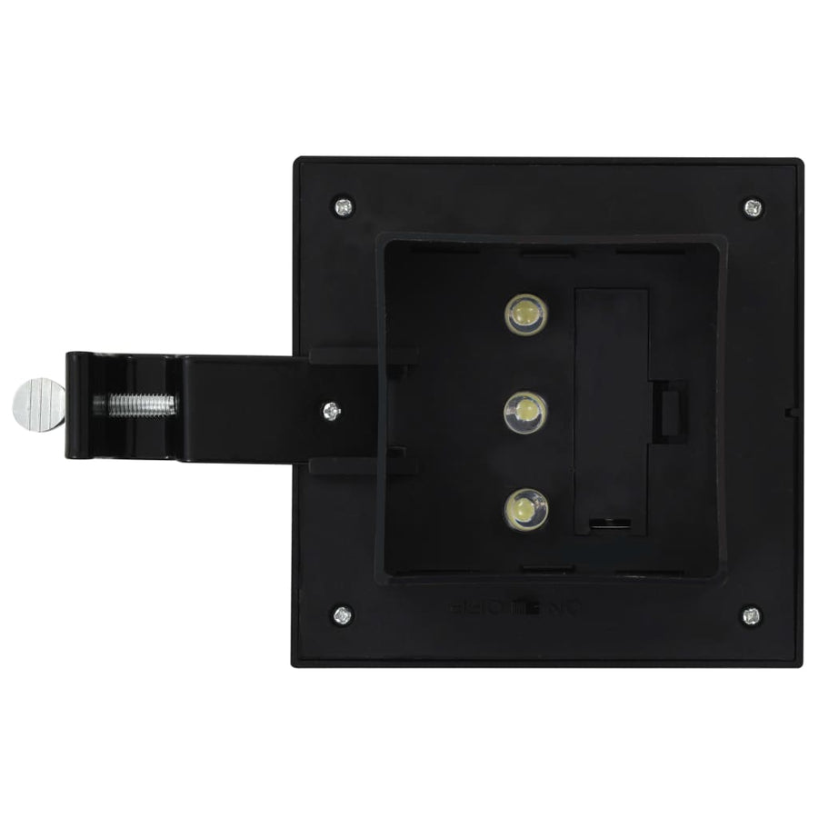 Solarlampen Led Vierkant Cm 12 Zwart