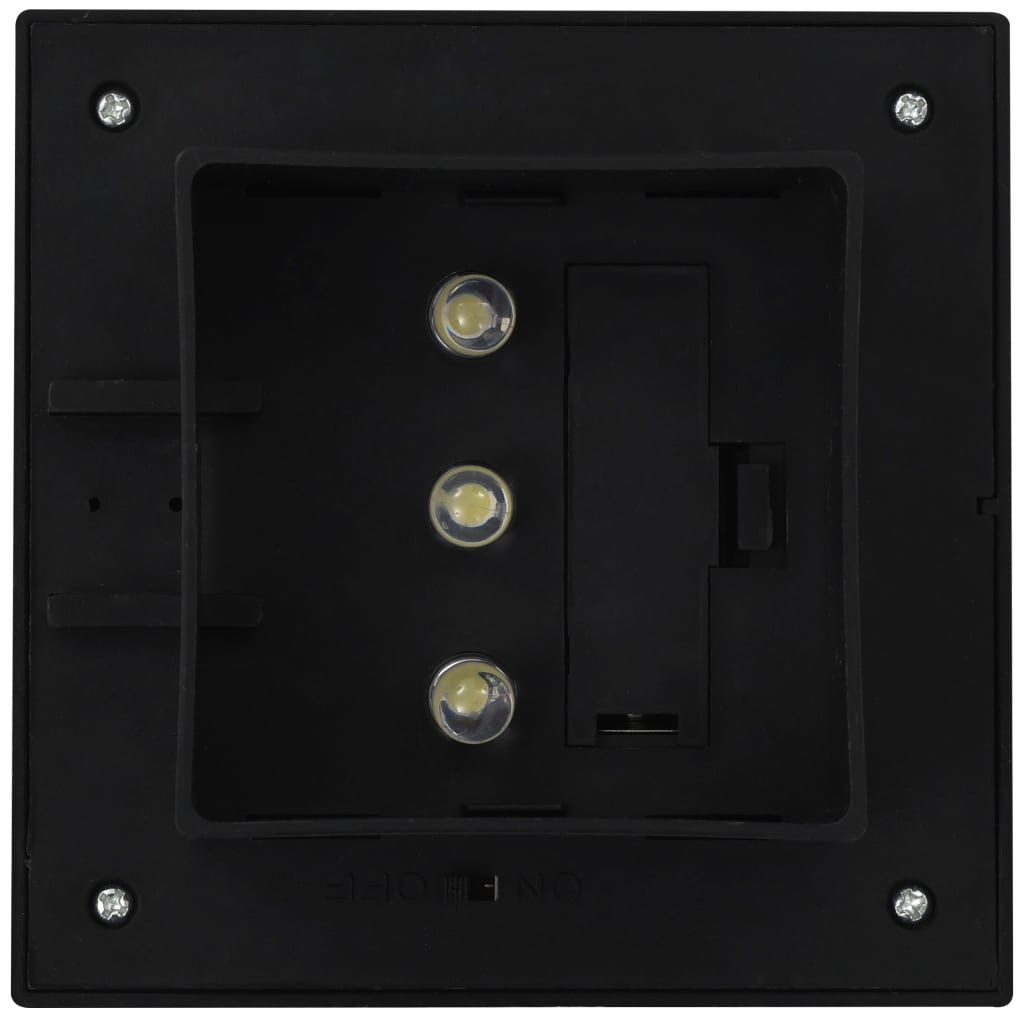 Solarlampen Led Vierkant Cm 12 Zwart