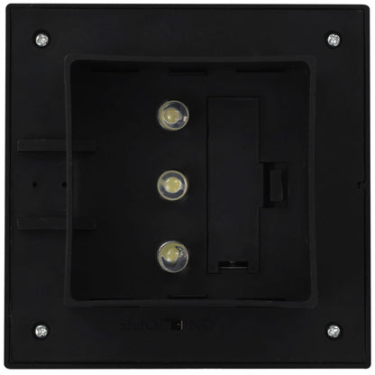 Solarlampen Led Vierkant Cm 12 Zwart