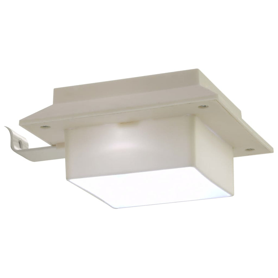 Solarlampen Led Vierkant Cm 12 Wit