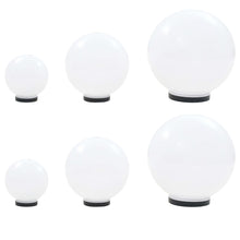 -Delige Led-Bollampenset Rond 20/30/40 Cm Pmma 6