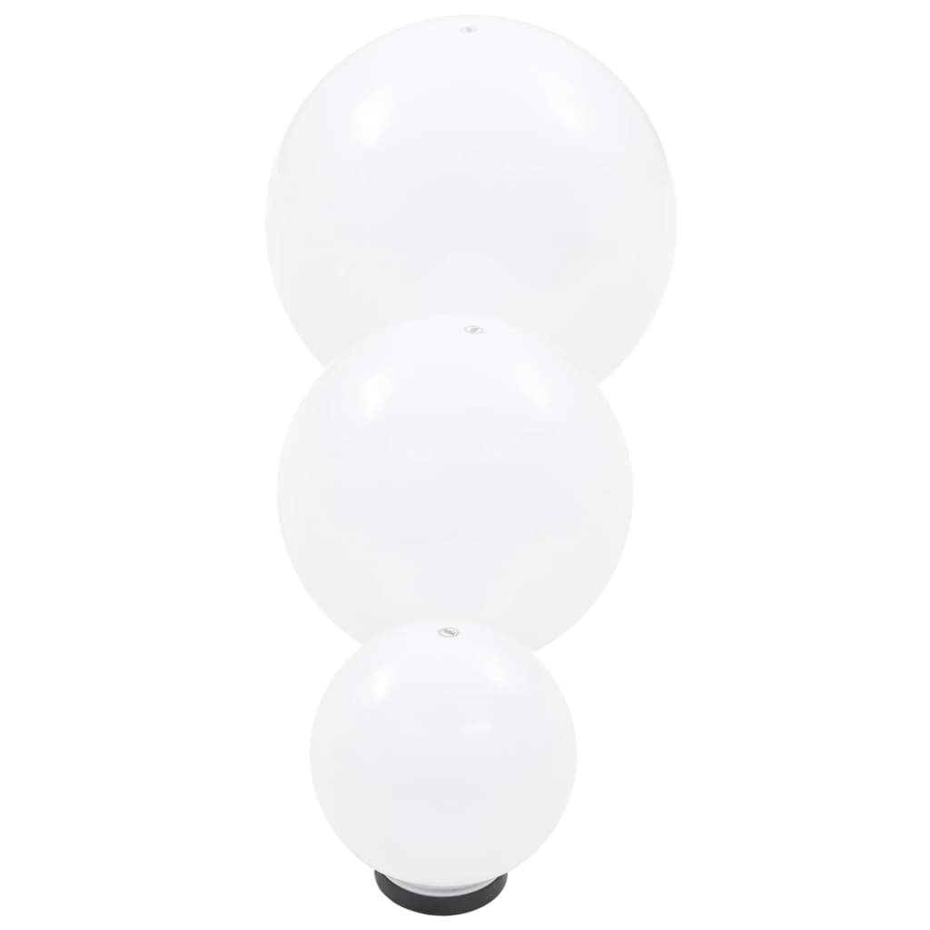 -Delige Led-Bollampenset Rond 20/30/40 Cm Pmma 6