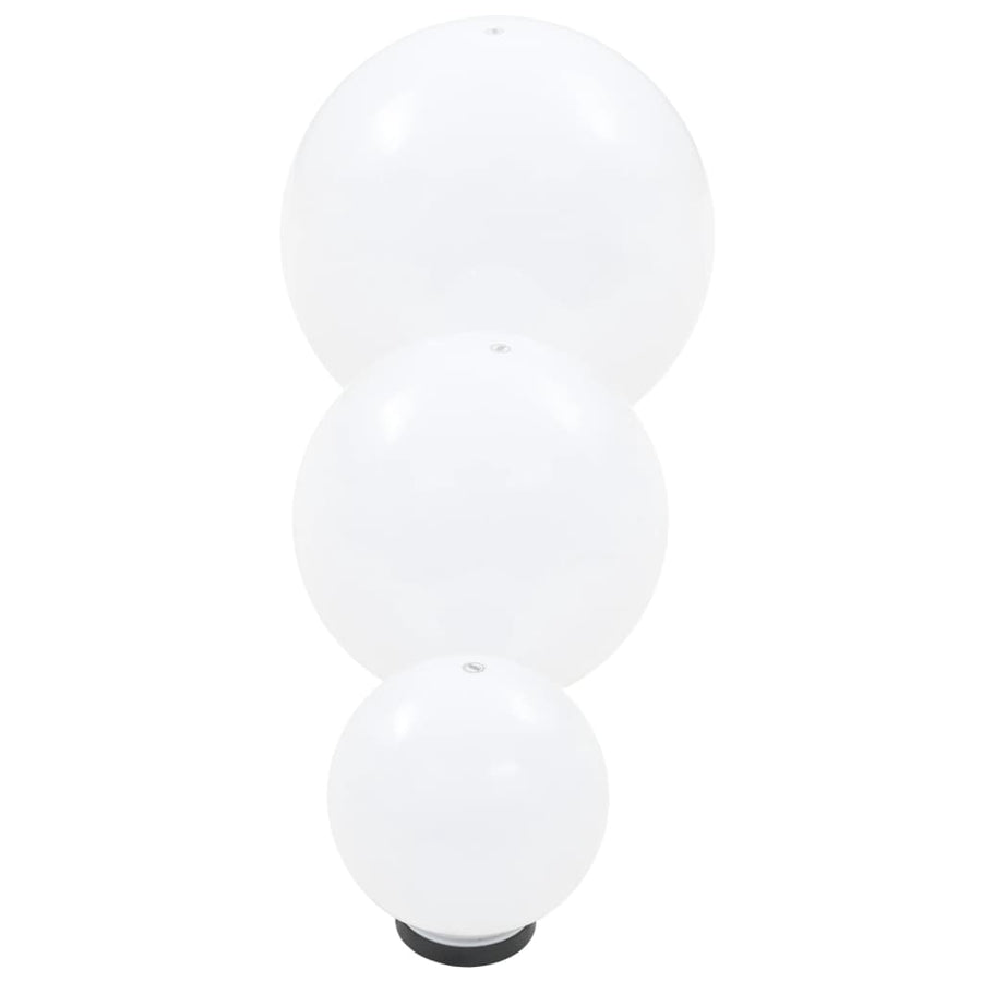 -Delige Led-Bollampenset Rond 20/30/40 Cm Pmma 6