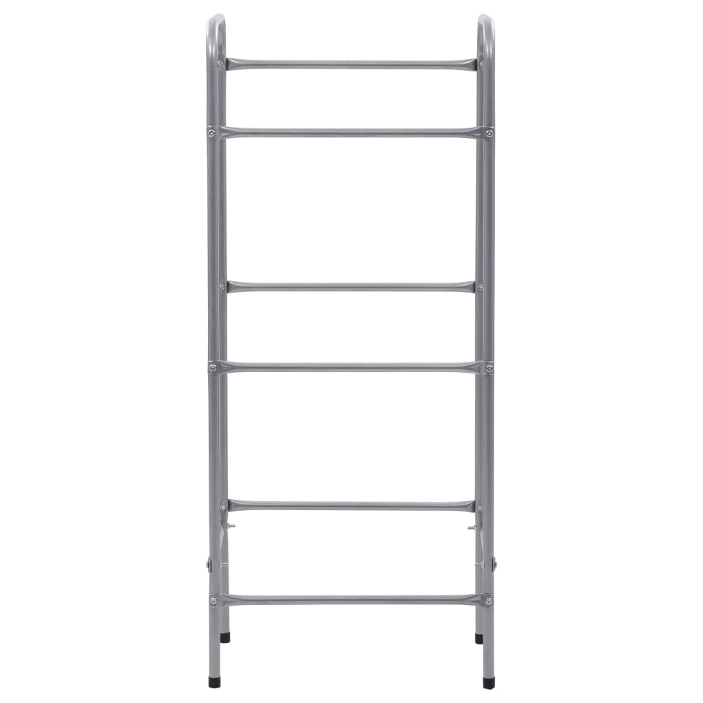 Opbergrek Voor 3 Kratten 50X33X6 Staal Zilverkleurig 50 x 33 x 116 cm