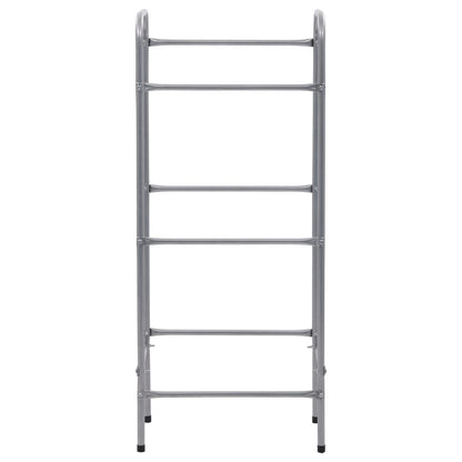 Opbergrek Voor 3 Kratten 50X33X6 Staal Zilverkleurig 50 x 33 x 116 cm
