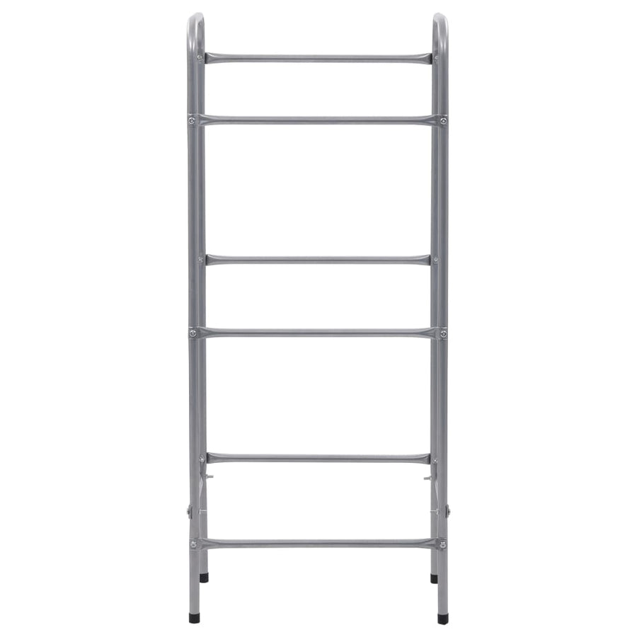 Opbergrek Voor 3 Kratten 50X33X6 Staal Zilverkleurig 50 x 33 x 116 cm