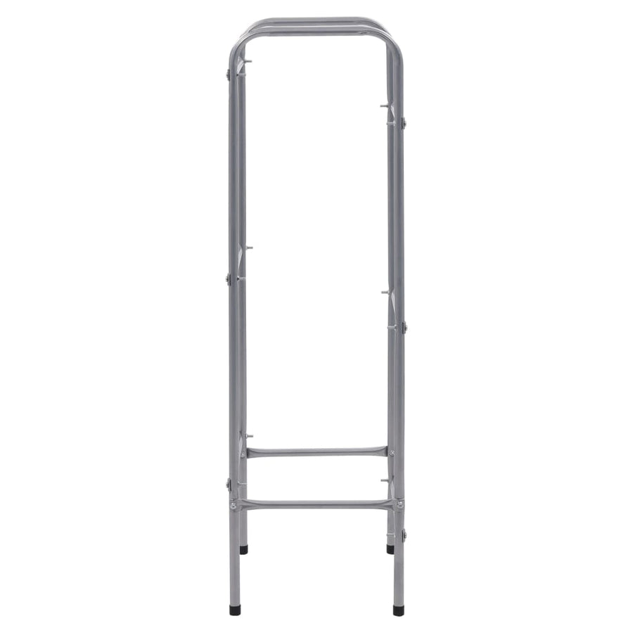 Opbergrek Voor 3 Kratten 50X33X6 Staal Zilverkleurig 50 x 33 x 116 cm