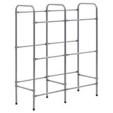 Opbergrek Voor 6 Kratten Steel Zilverkleurig 96 x 33 x 116 cm