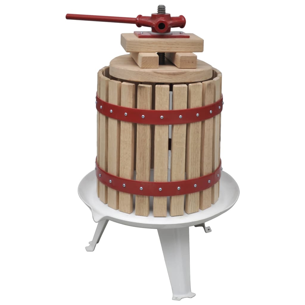 2-Delige Fruit- En Wijnpers Met Stamperset 12 L + 7 L molen