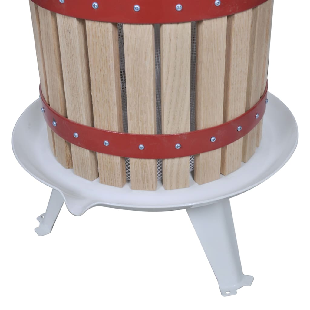 2-Delige Fruit- En Wijnpers Met Stamperset 12 L + 7 L molen